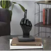 Декоративные предметы статуэтки персонализированные статуя среднего пальца скандинавская смола