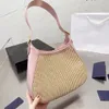 Mujeres Totes Bolsa Playa Bolsas de hombro Paja Verano Diseñador Bolsos Lady Luxurys Bolso Mini Pochette Moda Hobos Carteras Monedero de viaje al por mayor