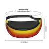 Backpack Orange Undersea Waist Bag Fanny Pack School Bags For Women Men Young Polyester Casual With Zipper Outdoor Hiking