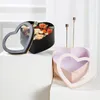 Gift Wrap 2pcs Heart Shaped Flower Box Floral Boxes With Transparent Window Lids Luxury Style Arrangements