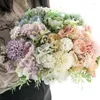 ブーケシミュレーションローズブライダルフラワーバンチポグラル小道具の装飾的な花の結婚式