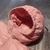 Crianças meninas designer m0ncler truyeres jaqueta jaqueta rosa jaqueta confortável puffer é feito de poliéster reciclado para crianças