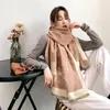Classic Carriage Brand Artificial Cashmere Scarf European and American New Letter Thick Shawl Female Winter Neck Warmer Dual-Use