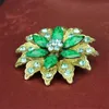 Broches Pins RONGQING 6 6 cm Vintage Grande Fleur Circulaire Strass Broche Bouquet De Mariage Bijoux Pour Femmes