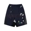 High Street Herren Designer Shorts Mann Frau Fashion Splash Ink Printing Kurze Jogginghose Sommer Spleißen Shorts Größe S-XL