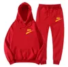 New Men Tracksuit Two Piece Brand Print Set Men's Sets Sportswear Spring Autumn Casual Sports Suit Men Street Clothing