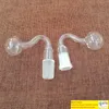 Brûleur à huile en verre Pyrex transparent, 10mm, 14mm, 18mm, femelle et mâle, adaptateur de fumée Sherlock, petite pipe à main, accessoires, en Stock