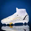 Männer Fußballtraining im Freien Stiefel Kleiderschuhe Fußball AG/TF GRASS NICHT SLUSH HIGHT SNACLE bequeme Sneakers Trend Größe 35-45 230419 578