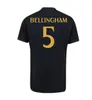 2023ファンバージョンサッカージャージVini Jr Bellingham 23 24 Rodrgo Arda Guler Home Camavinga camiseta de Futbol Men Kids ciledment mbappe real m adrids