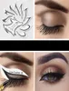 Pochoirs pour Eyeliner, modèle de maquillage pour les yeux, autocollants, carte 12 Styles, non tissé, fard à paupières, outils de mise en forme en 3 minutes, 24 pièces, 2430665