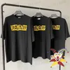 Men's T-Shirts New T-Shirt Men Women 1 1 Best Quality Oversized Yellow Printing Heavy Fabric T Shirt Tops VTM T230419