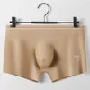 Cuecas moda homem homem sexy gelo boxers shorts calcinha engraçada masculino gay pênis bolsa jockstrap bulge cuwas