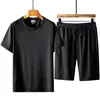 Heren trainingspakken Herensportpak Herenmode Shorts T-shirt 10XL Zomer Ademend Mesh Casual pak Jogger Herenkleding 230419