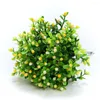 Kwiaty dekoracyjne sztuczne duże cząsteczki Milan Grain Cough Układ akcesoria Zielone dekoracje roślin doniczkowych plastik