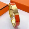 Brazalete de diseño de diseñador de alta calidad, pulsera con hebilla dorada de acero inoxidable, joyería de moda, pulseras para hombres y mujeres, 17cm 19cm