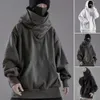 Erkek Hoodies Sweatshirts Sonbahar Hoodie Chic Belktleneck Kış Hoodie Street Giyim Hoodie Büyük Cep Erkekler Sonbahar Hoodie Erkekler Giyim