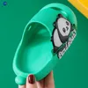 Sandals Summer Children Slippers Cartoon Panda Kids Baby Home Soft Waterproof Bathroom Non slip Boys Girls Shoe Miaoyoutong 230418