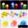 Feest voorstander van zachte lijm dierenringen ornamenten led luminescentie vingerlampen cartoon ring ring jongens kleine geschenken sieraden 0 89mc h1 dro dhpxn