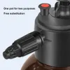 New New 2L Hand Pump Foam Sprayer W/2 Types of Nozzle Hand Pneumatic Foam Cannon Snow Foam Car Wash Spray Bottle Car Window Cleaning