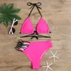 Designer classico Designer Swimsuit Summer Sexy Swimwear Sext a due pezzi Set Girl Bikini Beach Vacimento piscina indossa 5 colori S-L Size