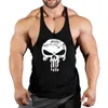 Mentes Tops Tops Style Jogger Gym Sonnlet Formation Body Body Body Body Top NO23 Viete sans manches Fitness Coton Stringer pour hommes en gros 230419