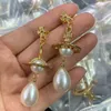 Designer Brand Stud Earrings Fashion Women Luxury Jewelet Planet Earing Metal Pearl Saturn Gold Earring Cjeweler Woman Orecchini SDRT34DF