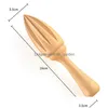 Fruit Vegetable Tools Beech Lemon Juicer Manually Wooden Squeezer Orange Citrus Juice Extractor Reamer 16X3.5Cm Without La Dhgarden Dhlkn