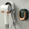 Katlanabilir saç kurutma makinesi duvara monte banyo organizatör rafı saç düzleştirici stant duş depolama raf banyo aksesuarı