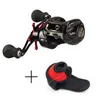 Baitcasting Fishing Reel uitgeruste PE 4 strengen lijn 8 kg remkracht 14+1BBS Kwaliteit Ultra lichte wielen Karper Lure visserijvissende rentels aascasting reel j