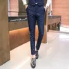 Ternos masculinos 2023 Boutique de moda masculina Boutique Lattice Business Casual Pants / Mens Formal Wedding Dress Troushers