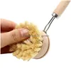 Brosses De Nettoyage 23Cm Hêtre Naturel Brosse De Cuisine En Bois À Long Manche Pot Peut Suspendre Ménage Propre Outil Drop Delivery Home Dhgarden Dhs07