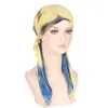 Pre-Legato Turbante Donne Chemio Cap Hijab Musulmano Tappi Interni Perdita di Capelli Copertura Berretti Bonnet Coda Lunga Foulard Cappello Headwrap Caps