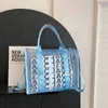 Casual Lady Marc Tote Bag Women Designer Bag mode Stora kapacitet axelväskor mesh shoppingväskor handväska lady rese strandsäckar plånbok