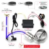 스테인레스 스틸 단일 배기 머플러 2.5 인치 3 "3.5"덤프 밸브의 팁 무선 원격 컨트롤러 세트가있는 덤프 밸브 배기 컷 아웃 PQY-EMP98/99-ACC/ACC02
