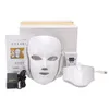 Портативный 7 цветной светодиодной фотонной маски для омоложения терапия Шея Анти-морще