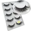 5 Pairs Multipack 3D Mink Lashes False Eyelashes Handmade Wispy Fluffy Long Lashes Natural Eye Makeup Tools Eye Lashes G806 Makeup Tools AccessoriesFalse Eyelashes