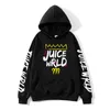 Heren Juice -ontwerper Hoodie Sweatshirts Zwart -wit J UiceWrld Hoodie Thread Sweatshirt JuiceWrld Trap Rap Rainbow Fault Harajuku 755