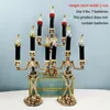 Nachtlichten Halloween Skeleton Candlestick Ghost Festival Horror Decoratie Props Led Candle Table Lamp Licht Pompoen Lantern Skull