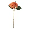 Decorative Flowers Wholesale Wedding Big Hydrangea Fake Flower Two-color Single Branch Artificial