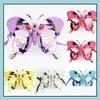 Party Masks New Halloween Mask Children Masquerade Coloured Ding Or Pattern Plating Butterfly Princess Drop Delivery Home Garden Fes Dhwum