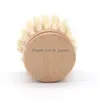 Cleaning Brushes Kitchen Brush Wooden Sisal Can Replace Beech Bamboo Dishwashing Head Household Clean Tool Dhs Drop Delivery Dhgarden Dhr3R