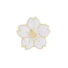 Broche de flor de cerezo dulce, alfileres esmaltados de Sakura japonesa, Collar de mochila, Pin para solapa con botón, insignia, joyería para mujer, regalo femenino, joyería de modaBroches, joyería