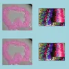 Autres fournitures de fête d'événement Foulards en plumes Bande de 2 mètres 50 grammes Marabou Boa Drop Delivery Home Garden Festive Dhgci