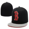 24 stili Red Soxss- B lettera gorras ossa Berretti da baseball 100% cotone da uomo donna cappello da sole moda sport Cappelli aderenti completamente chiusi