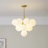 Lichte luxe kroonluchter postmoderne en minimalistische Scandinavische Italiaanse stijl woonkamer eetkamer slaapkamer glazen bol moleculaire lamp