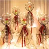 Party Decoration 6Pcs Celebrity Valentine's Day Balloon Scene Pillar Light Wave Props Confessions Ballon Ball Marriage Room