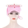 2PC Headbands Women Brim Cap Sun Visor with Pre-Tied Turban Caps Head Scarf Hijab Soild Color Muslim Beach Female Fashion Outdoor Hat Y23