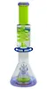 Vintage Premium Glass Bong Water Hookah Pyramid beker Freeïtable Coil 14inch Originele glazen fabriek kan een klantlogo plaatsen door DHL UPS CNE