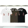 Tops de mujer Camisetas Verano nueva camiseta flocado tridimensional oso de dibujos animados bordado de letras manga corta suelta para hombres y mujeres 336 tamaño asiático S-5XL 854604241