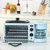 Baking Pastry Tools 9L 220V Household multifunctional threeinone breakfast machine small oven electric kettle allinone 231118